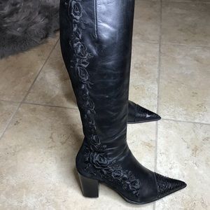 Sesto Meucci knee high leather boots